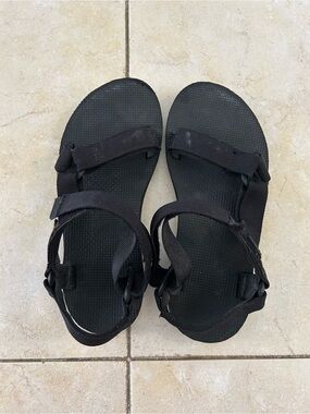 Teva Black Outdoor Hook-and-Loop Sandals